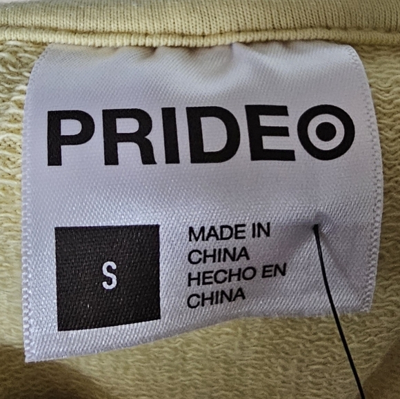 Womens Oversized Cropped Hooded Sweatshirt 'not a phase' Spring Yellow/Green - Picture 10 of 14